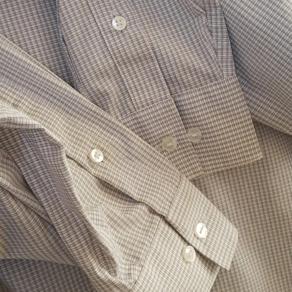 Calvin Klein Cotton Dress Shirt Men's Slim Fit Size M 15-inch neck - Picture 6 of 8